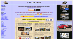 Desktop Screenshot of cxclub.it